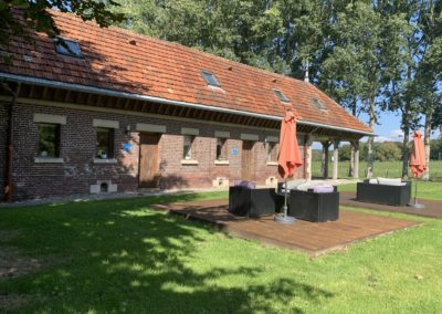 Extérieur d'un des Duplex du Domaine de Joinville, qui est l'ancien poulailler du Roi.